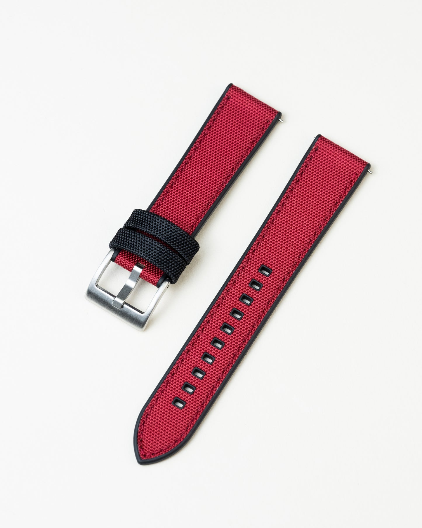 Red Canvas Strap