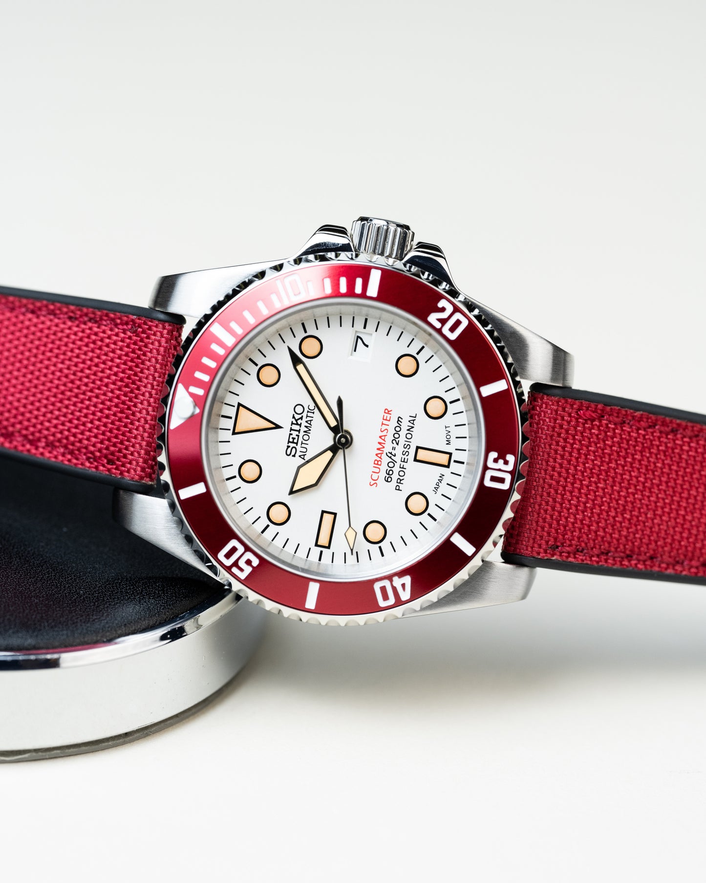 Red Canvas Strap